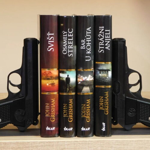 Serre-livres pistolet