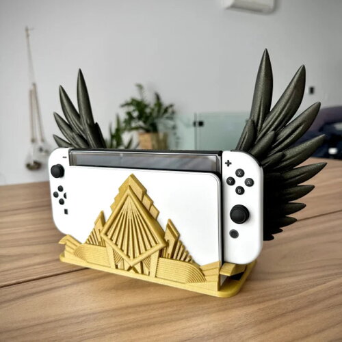 Dock nintendo switch art déco wings - oled et classique