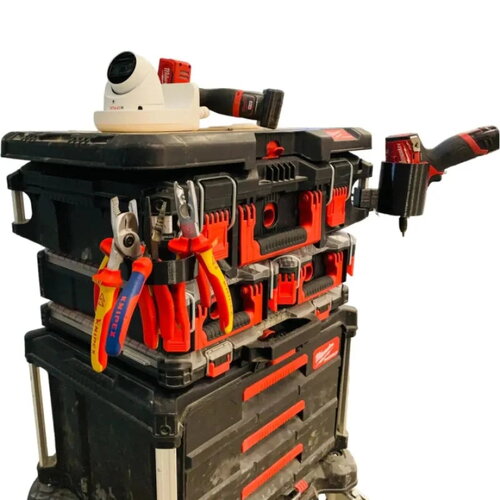 Support milwaukee packout m12 fuel™ - solution de stockage efficace
