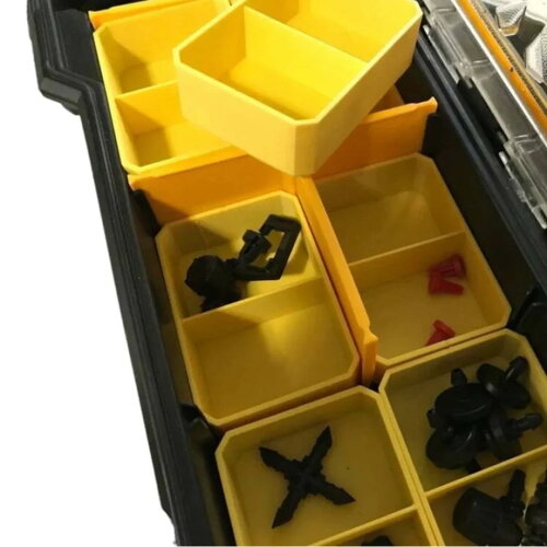 Boîte organisatrice dewalt pro - compartiments ajustables