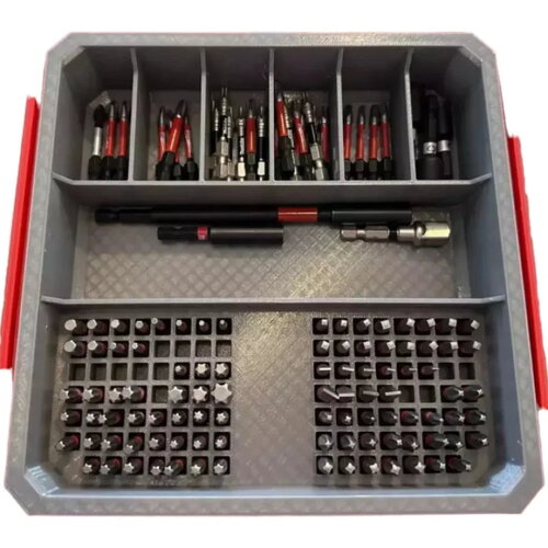 Organisateur bas pour milwaukee packout - 110 emplacements