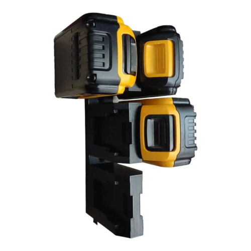 Support de batterie dewalt 20v max - rangement pour 6 batteries