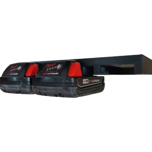 Organisateur de batteries m18 milwaukee - 3 emplacements