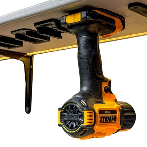 Support mural dewalt xr - organisateur pour visseuse 18v/20v - accessoire de rangement