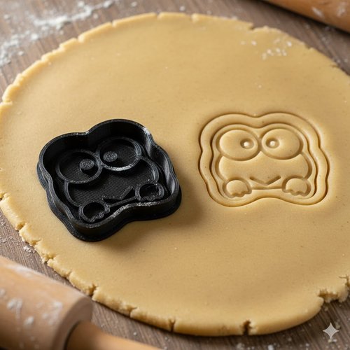 Emporte-piece grenouille keroppi 8 cm - moule biscuit patisserie