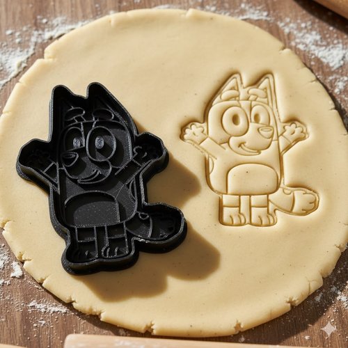 Emporte-piece bluey pour biscuits et patisserie - 8 cm