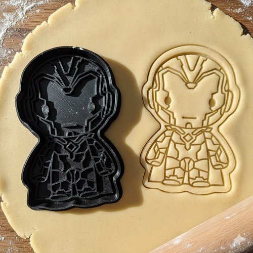 Emporte-piece vision super-heros pour biscuits et patisserie - 8 cm
