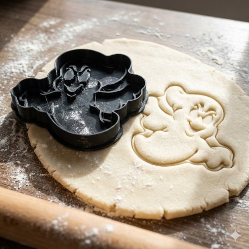 Emporte-pièce fantôme mignon - moule biscuit halloween 8cm