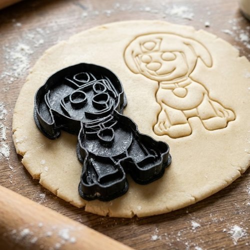 Emporte-pièce chien sauveteur - moule biscuit & pâte à sucre 8 cm