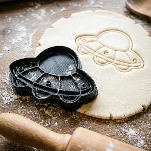 Emporte-pièce ovni soucoupe volante - moule biscuit pâtisserie 8cm