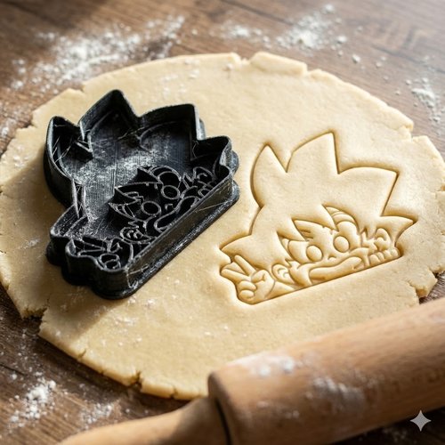 Emporte-pièce goku chibi - moule biscuit dragon ball 8cm
