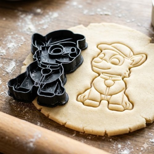 Emporte-pièce ruben pat patrouille - moule biscuit chien 8cm