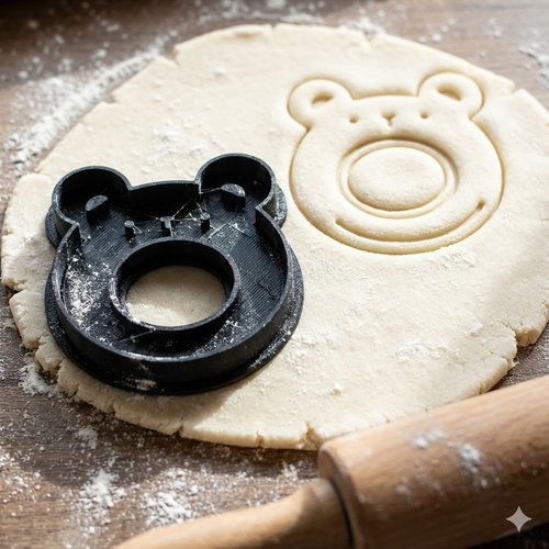 Emporte-pièce ours 8cm - moule biscuit ourson pour pâtisserie