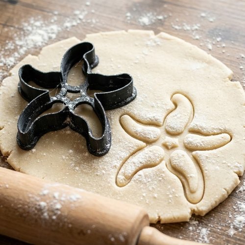 Emporte-pièce étoile de mer 8cm - moule à biscuit artisanal