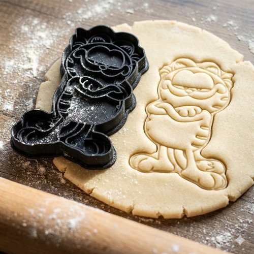 Emporte-pièce garfield - découpoir biscuit chat 8 cm