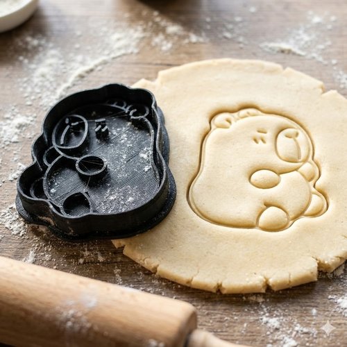 Emporte-pièce hamster kawaii - moule biscuit pâtisserie 8cm