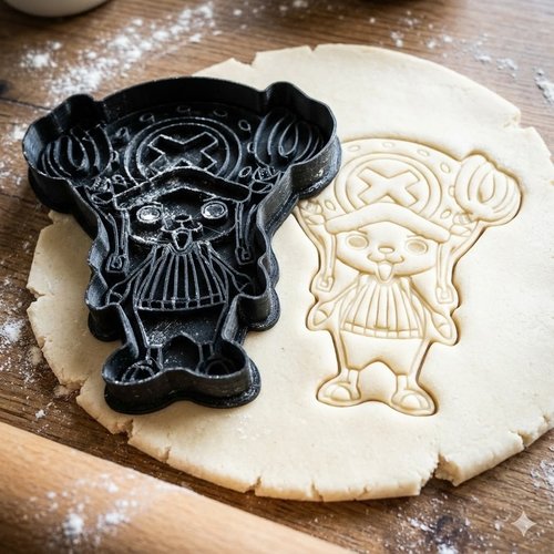 Emporte-pièce chopper one piece - moule à biscuit manga 8cm