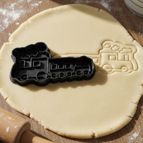 Emporte-pièce train locomotive - moule biscuit & pâte à sucre