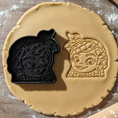 Emporte-piece vanellope pour biscuits et pate a sucre - 8 cm