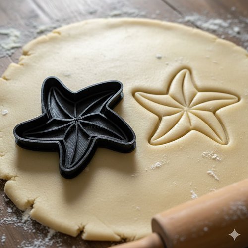 Emporte-piece etoile de mer 8 cm - moule de patisserie artisanale