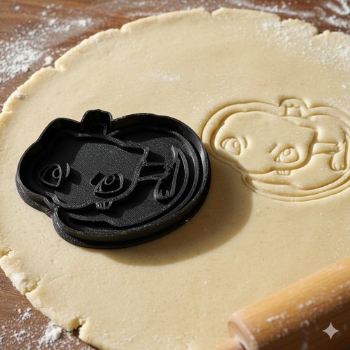 Emporte-pièce pokémon mew - moule à biscuit artisanal 8 cm