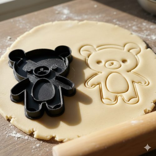 Emporte-pièce ours 8 cm - moule à biscuit artisanal