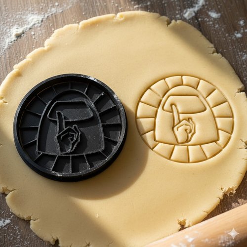 Emporte-piece among us chut - moule biscuit silence 8 cm