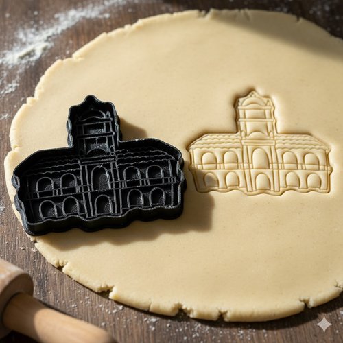 Emporte-piece monument historique 8 cm - moule biscuit artisanal