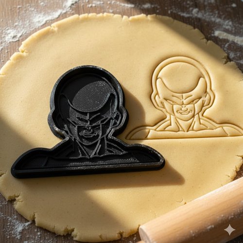 Emporte-pièce frieza dragon ball pour biscuits et pâtisserie - 8 cm