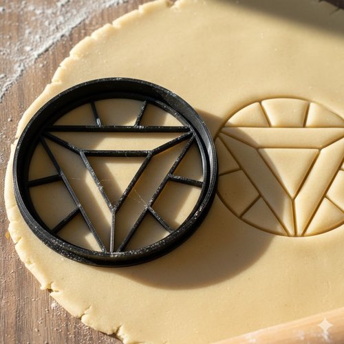 Emporte-piece coeur d'energie super-heros - moule biscuits 8 cm