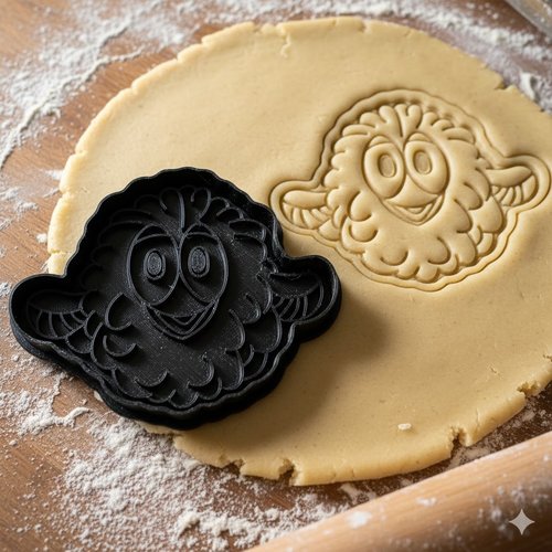 Emporte-pièce mouton rigolo 8 cm - moule à biscuits artisanal