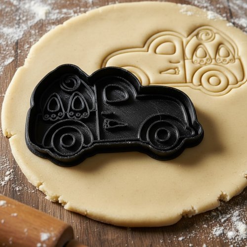 Emporte-piece camion de glaces 8 cm - moule biscuit artisanal