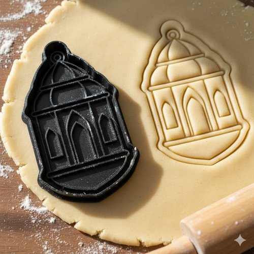 Emporte-piece lanterne orientale 8 cm - moule biscuit artisanal