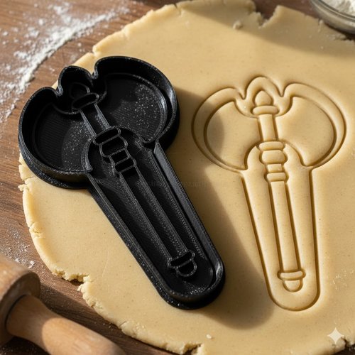 Emporte-piece hache de combat - moule biscuit de 8 cm pour patisserie