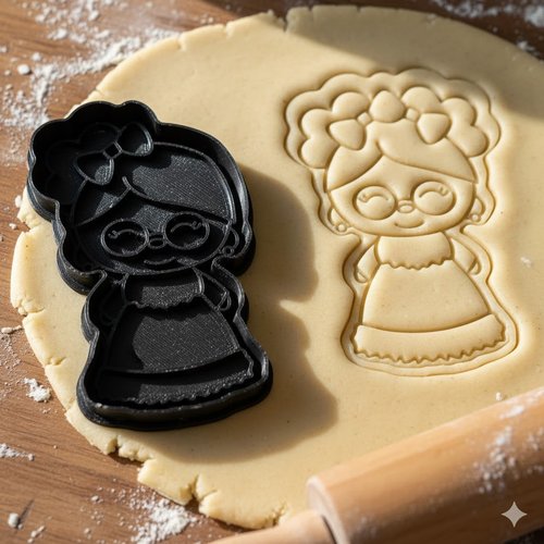 Emporte-pièce mirabel madrigal - moule à biscuits artisanal 8 cm