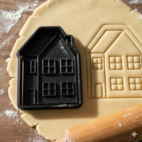 Emporte-pièce maison 8cm - moule à biscuits pour pâte sablée