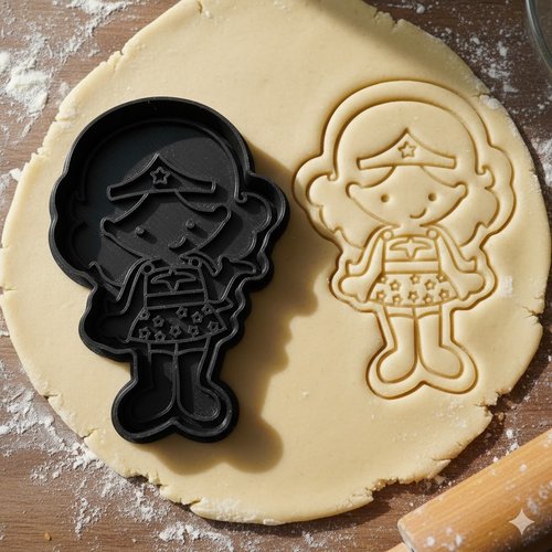 Emporte-piece wonder woman 8 cm - moule a biscuit artisanal