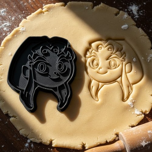 Emporte-piece starfire teen titans 8 cm pour biscuits et patisserie