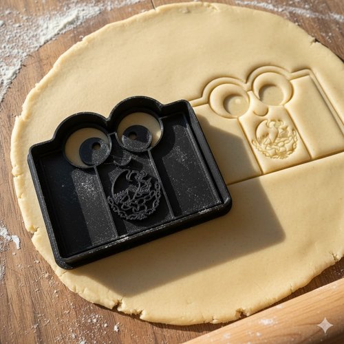 Emporte-pièce mexique drapeau et yeux - moule biscuit artisanal 8 cm