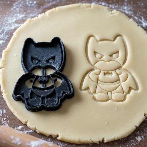 Emporte-piece batman pour biscuits et patisserie - 8 cm