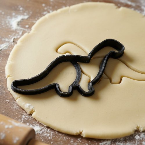 Emporte-pièce dinosaure brontosaure 8 cm - moule biscuit artisanal