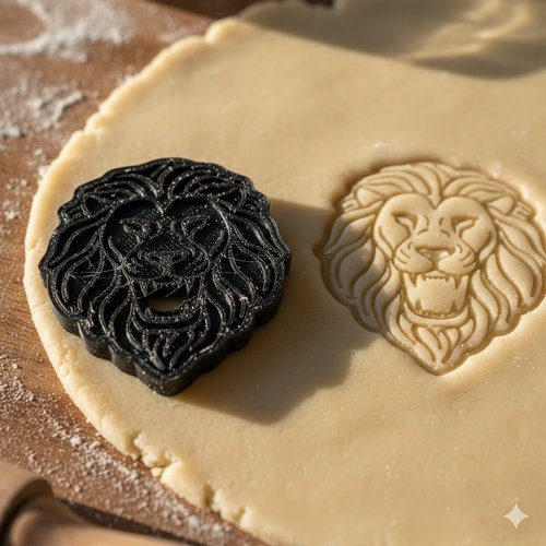 Emporte-pièce lion - moule à biscuits pâtisserie 8 cm