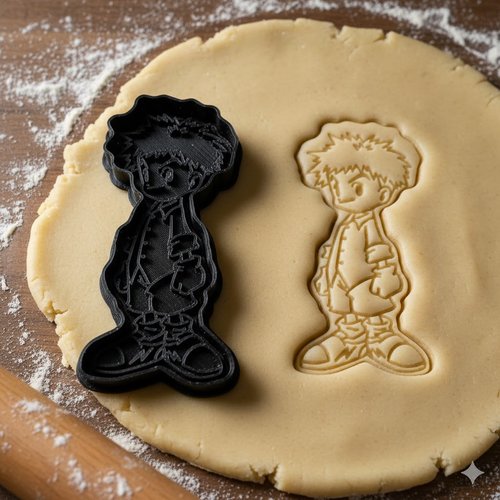 Emporte-piece manga garcon - moule a biscuits 8 cm artisanat français