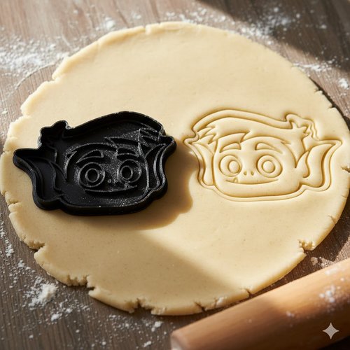 Emporte-piece beast boy teen titans - moule a biscuit 8 cm