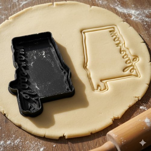 Emporte-piece alabama war eagle 8 cm - moule biscuit artisanal