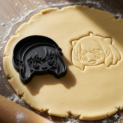 Emporte-piece anya spy x family 8cm - moule biscuits artisanal