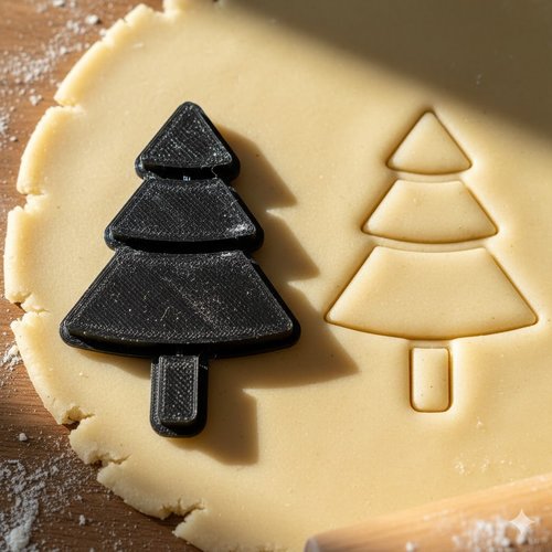 Emporte-piece sapin de noel 8 cm pour biscuits et patisserie