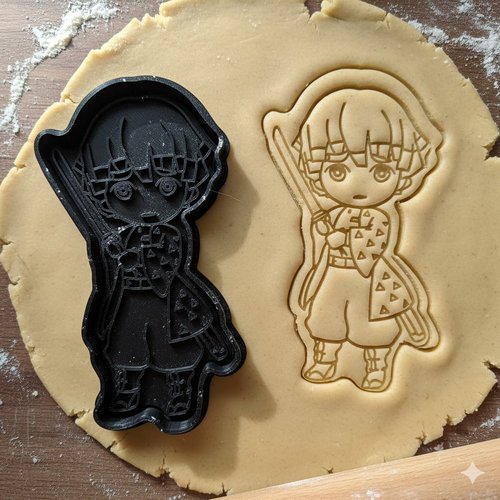 Emporte-piece zenitsu demon slayer - moule biscuit manga 8cm