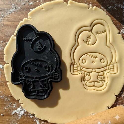 Emporte-piece my melody zombie 8 cm - moule a biscuits halloween