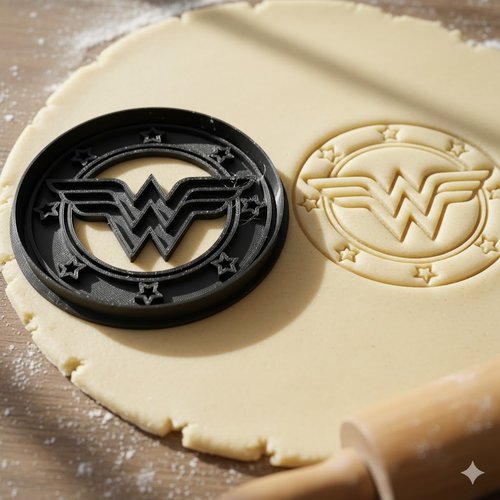 Emporte-piece wonder woman 8 cm - moule a biscuit artisanal